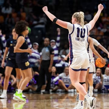 Hailey Van Lith and the TCU Horned Frogs made it to the Elite Eight, her fifth time at that stage of the tournament. 