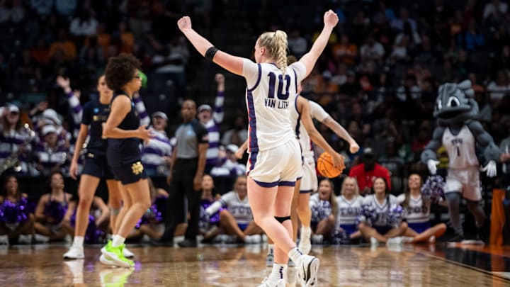 Hailey Van Lith and the TCU Horned Frogs made it to the Elite Eight, her fifth time at that stage of the tournament. 