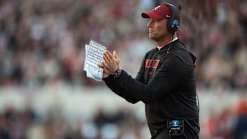 Alabama Crimson Tide head coach Kalen DeBoer