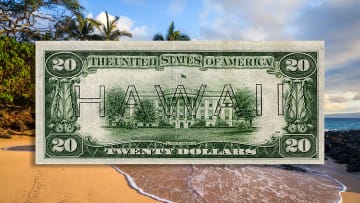 Hawaii Overprint Note from the World War II era.