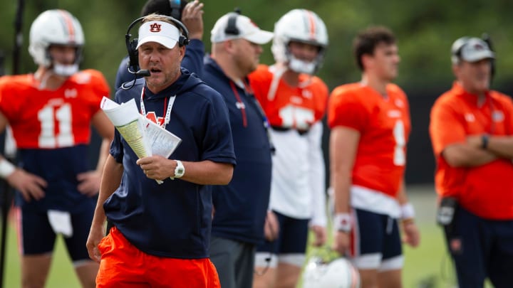 Auburn Tigers head coach Hugh Freeze