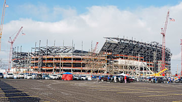 The Buffalo Bills new Highmark Stadium in Orchard Park in January 2025.