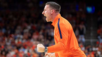 Auburn Tigers assistant coach Steven Pearl talks with his team as Auburn Tigers take on Georgia Bulldogs at Neville Arena in Auburn, Ala., on Saturday, Feb. 22, 2025. Auburn Tigers defeated Georgia Bulldogs 82-70.