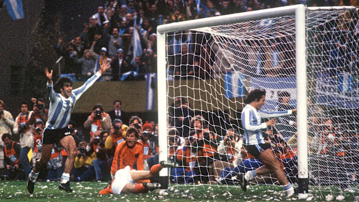 Ruud Krol, Mario Kempes, Daniel Bertoni, Wim Suurbier