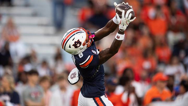 Cam Coleman showcased his big-play ability at Auburn before transferring to Texas, where he’ll look to challenge Jeremiah Smith for WR1 in the 2027 NFL Draft.
