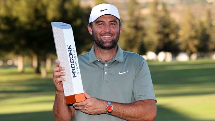 World No. 1 Scottie Scheffler won the FedEx Cup Fall's opener this year, the Procore Championship. 