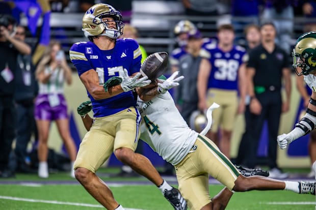 Denzel Boston was open this play, but the ball was overthrown and a TD was prevented. 