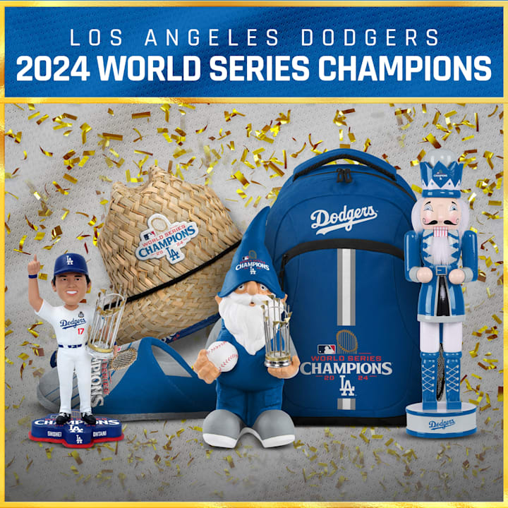 Dodgers World Series champions gear