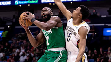 Boston Celtics, New Orleans Pelicans, Kristaps Porzingis, Jayson Tatum, Jaylen Brown, Trey Murphy III