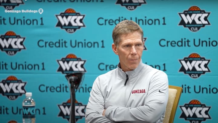 Gonzaga head coach Mark Few.