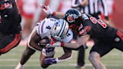 Joe Jackson is a running back for the Kansas State Wildcats. Mandatory Credit: Rob Gray-Imagn Images