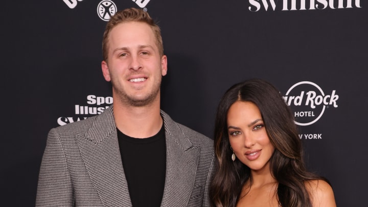 Jared Goff and Christen Harper