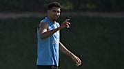 Ronald Araujo has not played since surgery on a thigh muscle injury in September