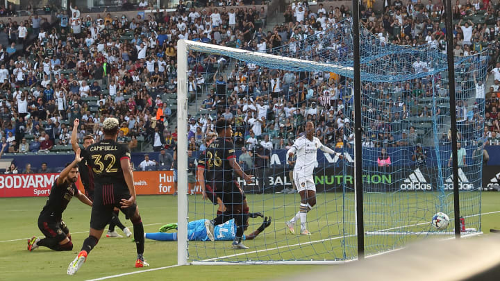 Kevin Cabral bundled the ball home for his first goal of the season