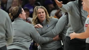 Cheryl Reeve was ejected toward the end of Minnesota's Game 3 against the Mercury