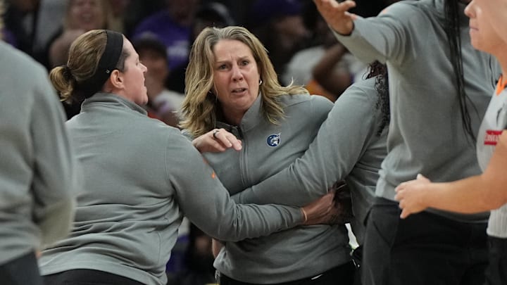 Lynx coach Cheryl Reeve was ejected after confronting the refs in the final minutes of Game 3. 