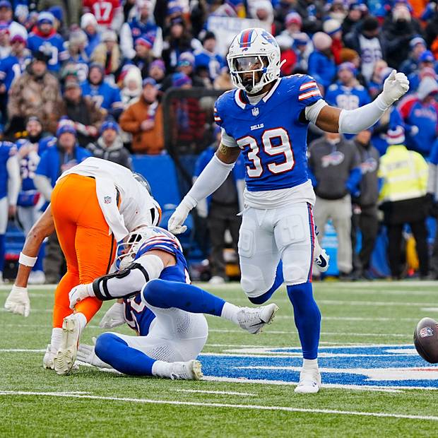 Buffalo Bills linebacker Matt Milano and  cornerback Cam Lewis