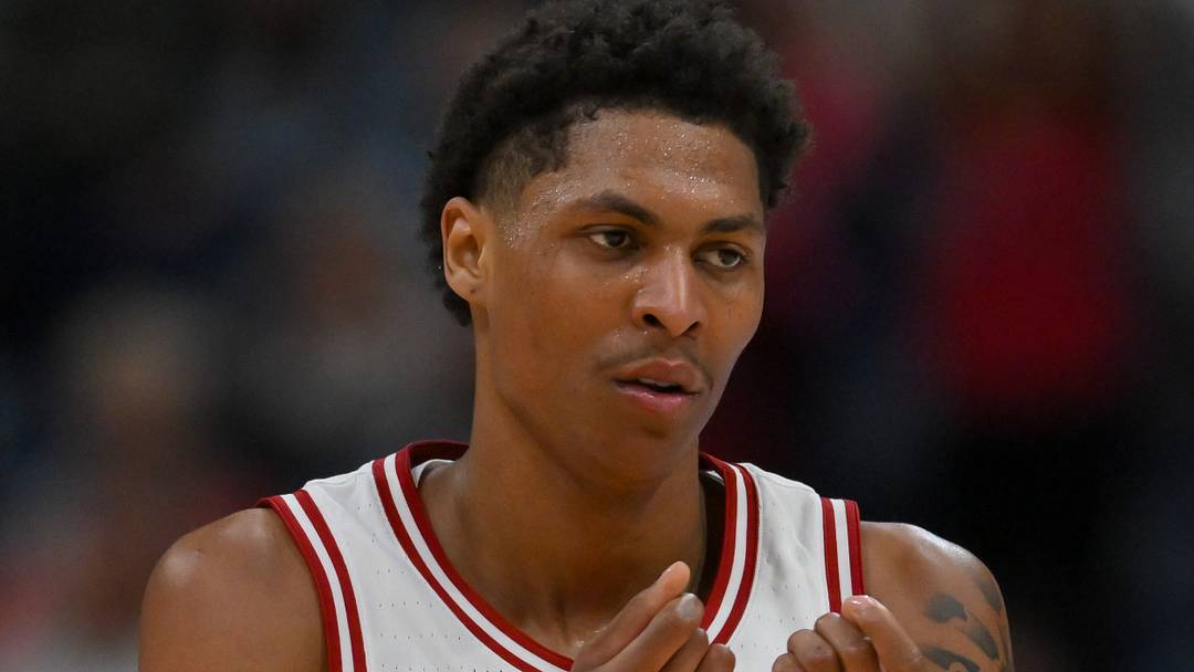 Mar 14, 2026; Nashville, TN, USA; Arkansas Razorbacks guard Meleek Thomas (1) reacts after a made three point basket during the second half at Bridgestone Arena. Mandatory Credit: Steve Roberts-Imagn Images Mar 14, 2026; Nashville, TN, USA; Arkansas Razorbacks guard Meleek Thomas (1) reacts after a made three point basket during the second half at Bridgestone Arena. Mandatory Credit: Steve Roberts-Imagn Images