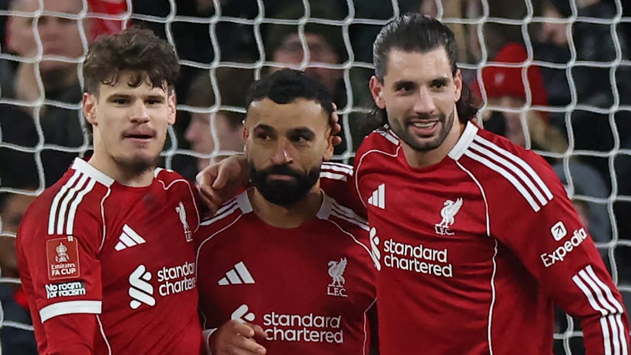 Milos Kerkez, Mohamed Salah, Dominik Szoboszlai. 