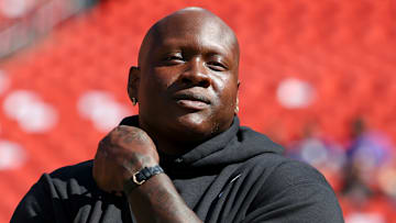 Washington Commanders offensive tackle Laremy Tunsil