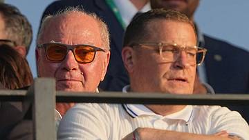Ehrenpräsident Uli Hoeneß und Sportvorstand Max Eberl Ehrenpräsident Uli Hoeneß und Sportvorstand Max Eberl