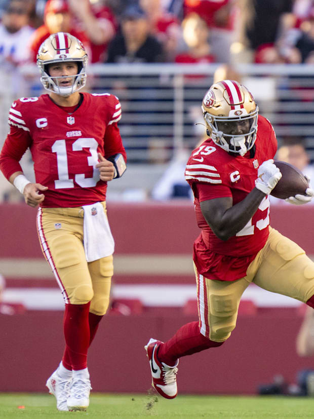 San Francisco 49ers wide receiver Deebo Samuel San Francisco 49ers wide receiver Deebo Samuel
