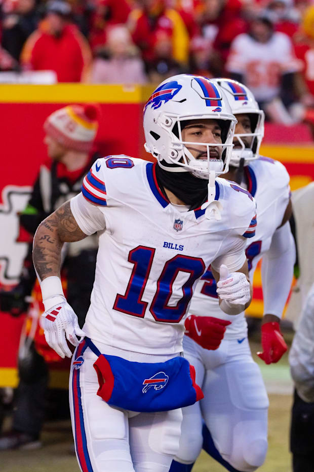 Buffalo Bills wide receiver Khalil Shakir against the Kansas City Chiefs during the AFC Championship game