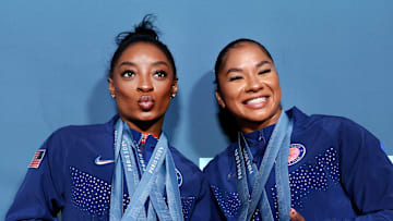 Simone Biles and Jordan Chiles