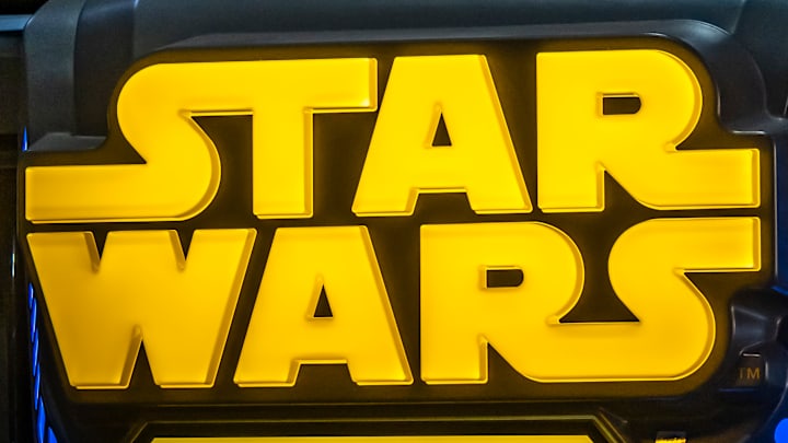 Star Wars video game logo seen during the festival.
The...