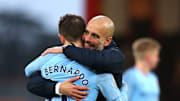 Pep Guardiola & Bernardo Silva
