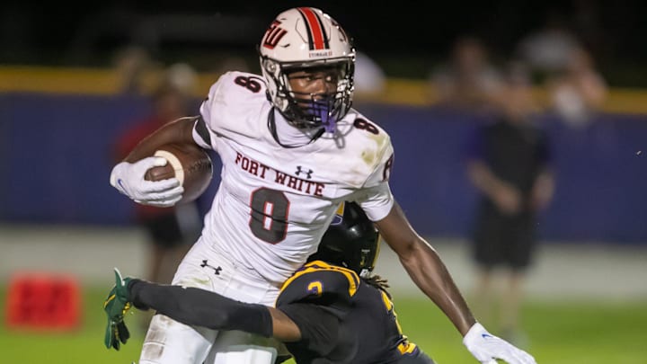 Fort White's Jayden Jackson. Fort White's Jayden Jackson.