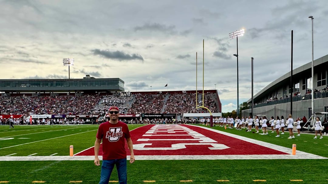 Last season, College Football tour visited McGuirk Alumni Stadium in Amherst, Massachusetts. Last season, College Football tour visited McGuirk Alumni Stadium in Amherst, Massachusetts.
