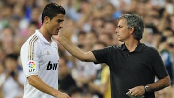 Cristiano Ronaldo und Jose Mourinho