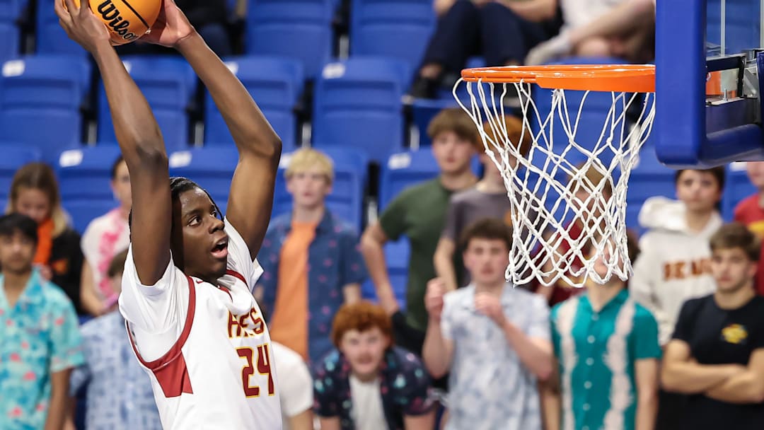 Holy Innocents' Caleb Wilson went way above the rim during the 2024-25 season, leading his team to the Private School State Championship and earning state player of the year honors. Holy Innocents' Caleb Wilson went way above the rim during the 2024-25 season, leading his team to the Private School State Championship and earning state player of the year honors.
