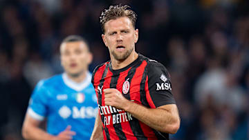 Niclas Füllkrug im Einsatz für die AC Milan Niclas Füllkrug im Einsatz für die AC Milan