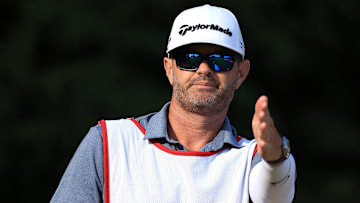 JJ Jakovac, caddie for Collin Morikawa, made an ace at the famous 17th hole Wednesday at TPC Sawgrass.