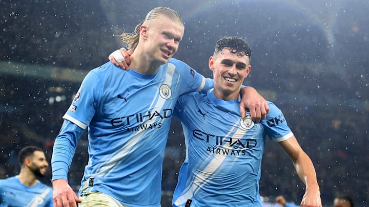 Erling Haaland soma 22 gols em 26 jogos no Campeonato Inglês