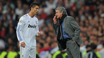 Cristiano Ronaldo y José Mourinho, cuando compartían en el Real Madrid 