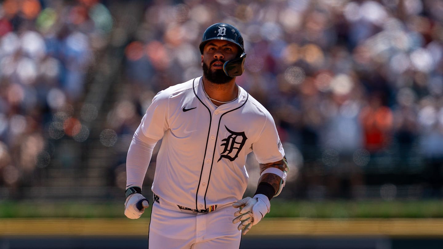 Detroit Tigers All-Star Gleyber Torres Exits After Elbow to Head Against Cleveland
