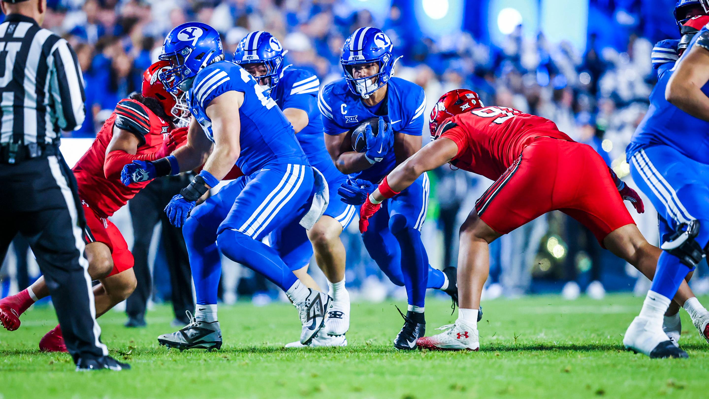 BYU RB LJ Martin against Utah | BYU Photo