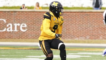 Oct 24, 2020; Columbia, Missouri, USA; Missouri Tigers safety Tyree Gillespie (9) against the Kentucky Wildcats at Faurot Field at Memorial Stadium. Mandatory Credit: Jay Biggerstaff-USA TODAY Sports