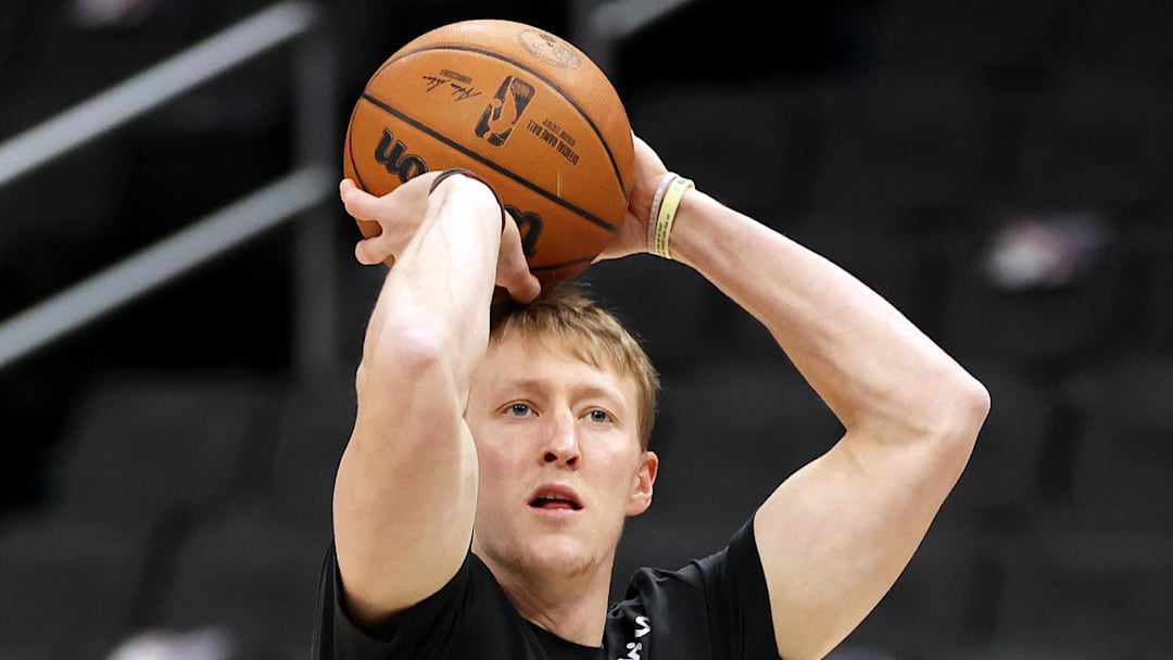 Milwaukee Bucks guard AJ Green (20) takes a shot before a game against the Washington Wizards at Capital One Arena on January 29, 2026. Milwaukee Bucks guard AJ Green (20) takes a shot before a game against the Washington Wizards at Capital One Arena on January 29, 2026.