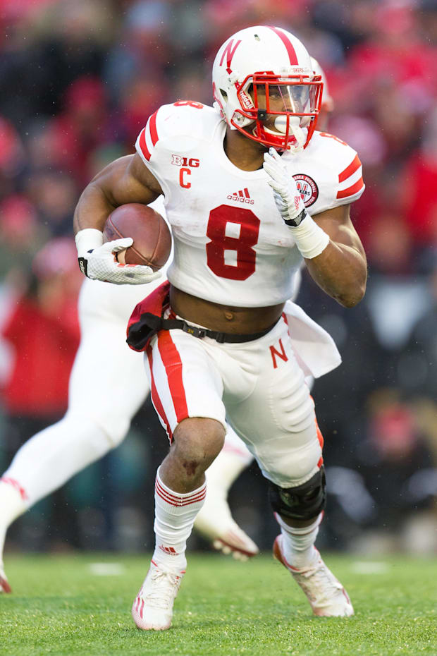 Nebraska Cornhuskers running back Ameer Abdullah during the game against the Wisconsin Badgers at Camp Randall Stadium.