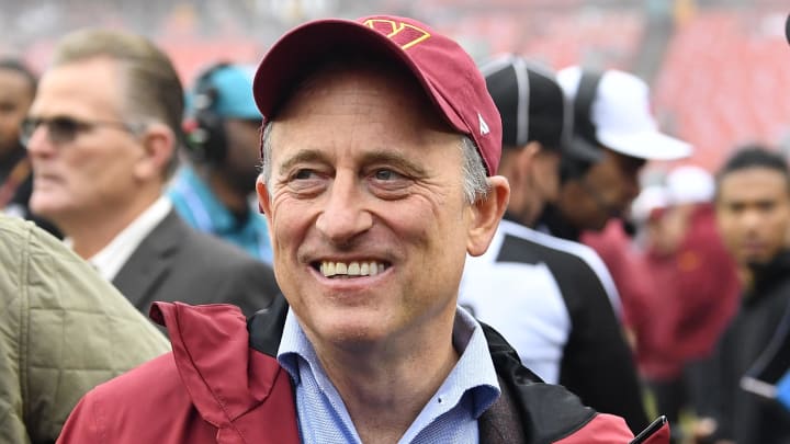 Dec 3, 2023; Landover, Maryland, USA; Washington Commanders owner Josh Harris before the game against the Miami Dolphins at FedExField. Mandatory Credit: Brad Mills-USA TODAY Sports