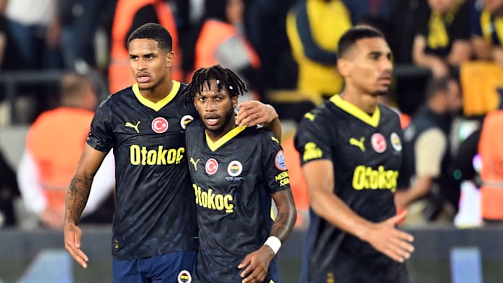 Fenerbahçe oyuncularının gol sevinci