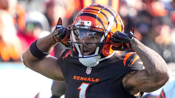Bengals WR Ja'Marr Chase will the first wide receiver (and the first overall pick) in the majority of 2025 fantasy redrafts. Bengals WR Ja'Marr Chase will the first wide receiver (and the first overall pick) in the majority of 2025 fantasy redrafts.