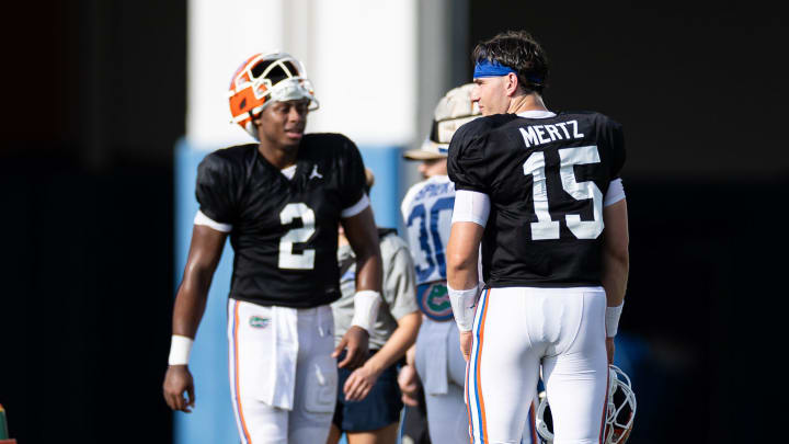 Florida Gators quarterbacks Graham Mertz and DJ Lagway have an excellent relationship heading into 2024. 