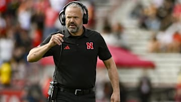 Nebraska head coach Matt Rhule who's lead the Huskers to a 19-18 record through three seasons. 