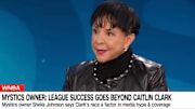 Mystics owner Sheila Johnson on CNN.