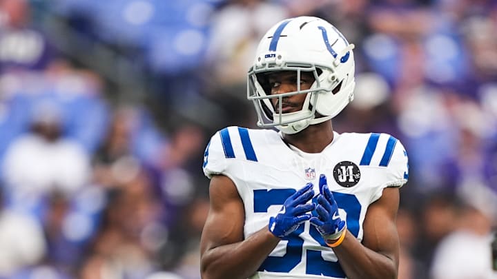 Alex Johnson with the Indianapolis Colts